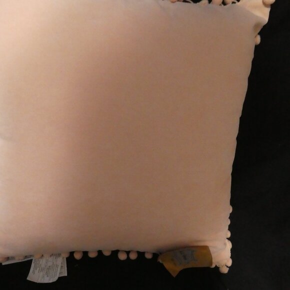 EMMA & VIOLET | Decorative / Accent / Throw Pillow With Pom Pom Trim | NWT - Picture 10 of 11